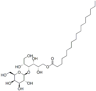 4-O-beta-D-galactopyranosyl-D-glucitol stearate Struktur