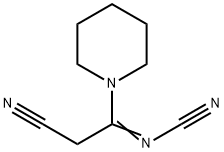 1-[2-Cyan-1-(cyanimino)ethyl]piperidin