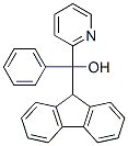 2-Pyridinemethanol, alpha-9H-fluoren-9-yl-alpha-phenyl- Struktur