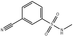 3-cyano-N-methylbenzenesulfonamide Struktur