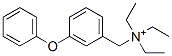 3-phenoxybenzyltriethylammonium Struktur