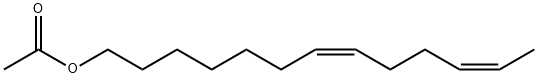 (Z,Z)-trideca-7,11-dien-1-yl acetate Struktur