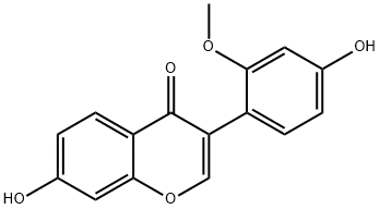 4',7-DIHYDROXY-2'-METHOXYISOFLAVAN Struktur