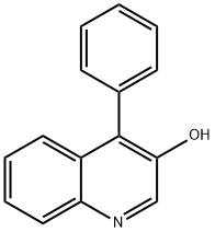 4-Phenyl-3-quinolinol Struktur