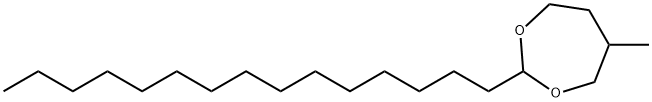 5-Methyl-2-pentadecyl-1,3-dioxepane Struktur