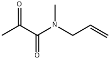 Propanamide, N-methyl-2-oxo-N-2-propenyl- (9CI) Struktur