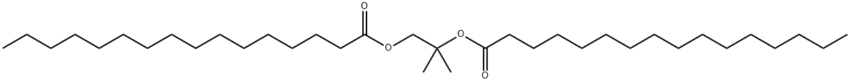 Bis(hexadecanoic acid)2-methyl-1,2-propanediyl ester Struktur