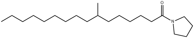 1-(7-Methylpalmitoyl)pyrrolidine Struktur