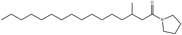 1-(3-Methylpalmitoyl)pyrrolidine Struktur