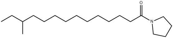 1-(12-Methyltetradecanoyl)pyrrolidine Struktur