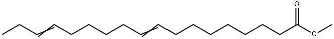 9,15-Octadecadienoic acid methyl ester Struktur