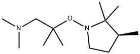 N,N,2-Trimethyl-2-[[(3S)-2,2,3-trimethyl-1-pyrrolidinyl]oxy]-1-propanamine Struktur