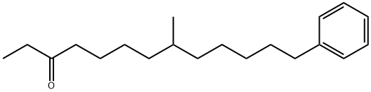 8-Methyl-13-phenyl-3-tridecanone Struktur