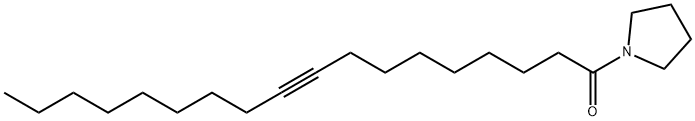 1-(1-Oxo-9-octadecynyl)pyrrolidine Struktur