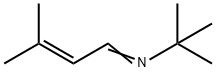 N-TERT-BUTYL-3-METHYL-2-BUTENALDIMINE Struktur