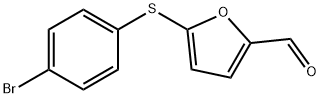 5-[(4-BROMOPHENYL)SULFANYL]-2-FURALDEHYDE Struktur