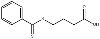 4-[(Phenylthioxomethyl)thio]butyric acid Struktur