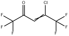 4-Chloro-1,1,1,5,5,5-hexafluoro-3-penten-2-one Struktur