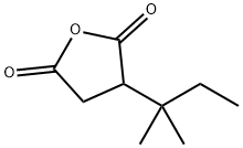 3-(1,1-Dimethylpropyl)tetrahydro-2,5-furandione Struktur