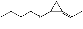 1-(2-Methylbutyloxy)-2-(1-methylethylidene)cyclopropane Struktur