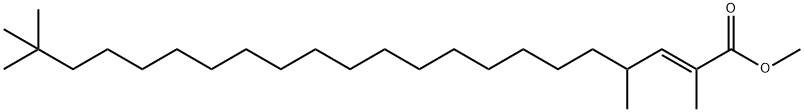 Methyl (2E)-2,4,21,21-tetramethyl-2-docosenoate Struktur