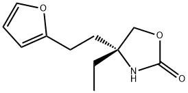 2-Oxazolidinone,4-ethyl-4-[2-(2-furanyl)ethyl]-,(4R)-(9CI) Struktur