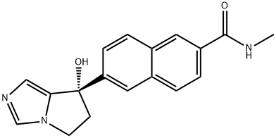 6-[(7S)-7-Hydroxy-6,7-dihydro-5H-pyrrolo[1,2-c]imidazol-7-yl]-N-methyl-2-naphthalenecarboxamide price.