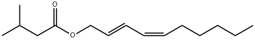 (2E,4Z)-deca-2,4-dienyl isovalerate Struktur