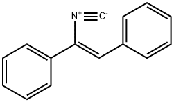 1,1'-[(Z)-1-Isocyano-1,2-ethenediyl]bisbenzene Struktur