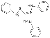 (DIPHENYLTHIOCARBAZONO)PHENYLMERCURY Structure