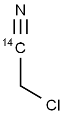 CHLOROACETONITRILE, [1-14C] Struktur