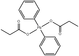 diphenyllead, propanoic acid Struktur