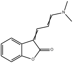 3-[3-(Dimethylamino)-2-propenylidene]-2(3H)-benzofuranone Struktur