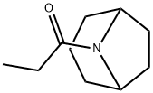 8-(1-Oxopropyl)-8-azabicyclo[3.2.1]octane Struktur