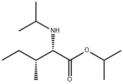 N-(1-Methylethyl)-L-alloisoleucine 1-methylethyl ester Struktur