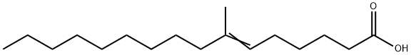 7-methyl-6-hexadecenoic acid Struktur