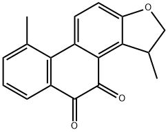 2,3-Dihydro-3,9-dimethylphenanthro[2,1-b]furan-4,5-dione Struktur