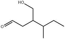 Hexanal, 3-(hydroxymethyl)-4-methyl- Struktur