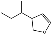 3-(1-Methylpropyl)-2,3-dihydrofuran Struktur