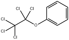 (Pentachloroethoxy)benzene Struktur