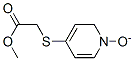 Acetic acid, [(1-oxido-4-pyridinyl)thio]-, methyl ester (9CI) Struktur