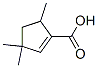 1-Cyclopentene-1-carboxylic acid, 3,3,5-trimethyl- (9CI) Struktur