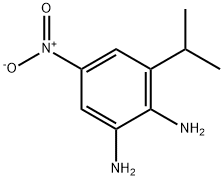 1,2-Benzenediamine,  3-(1-methylethyl)-5-nitro- Struktur