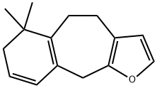 5,6,7,10-Tetrahydro-6,6-dimethyl-4H-benzo[5,6]cyclohepta[1,2-b]furan Struktur