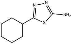 4-thiadiazole,2-amino-5-cyclohexyl-3 Struktur