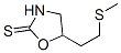 5-[2-(Methylthio)ethyl]-2-oxazolidinethione Struktur