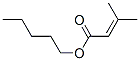 pentyl 3-methyl-2-butenoate Struktur