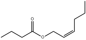 Butyric acid (Z)-2-hexenyl ester Struktur