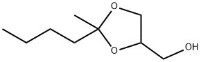 2-Butyl-2-methyl-1,3-dioxolane-4-methanol Struktur