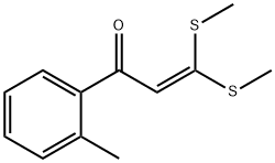 3,3-BIS-METHYLSULFANYL-1-O-TOLYL-PROPENONE Struktur